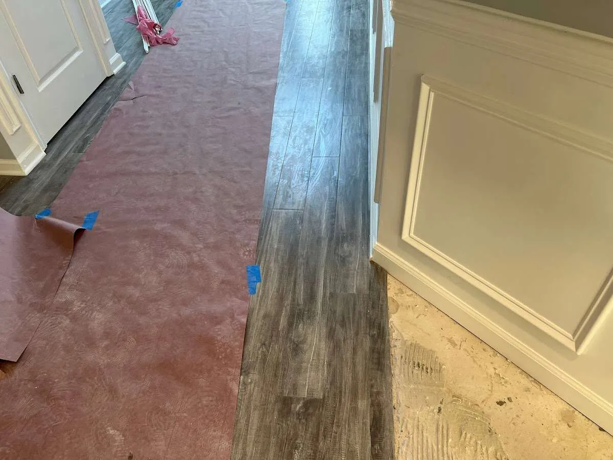 Completed marble shower restoration in Powell